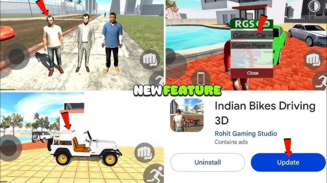 ⁣New biggest Update 🤯 indian bike driving 3d