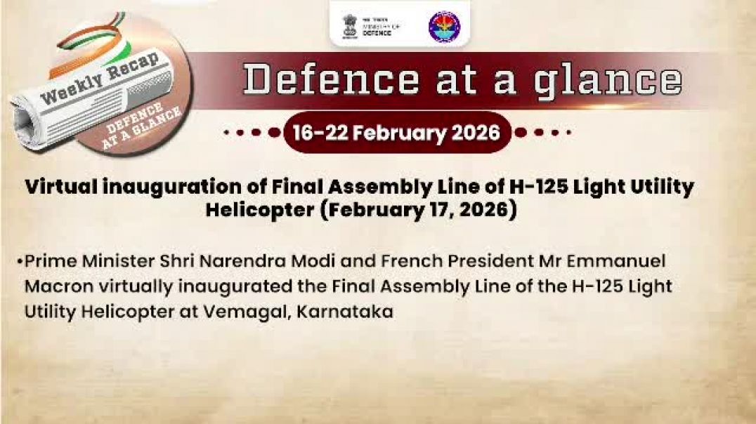 ⁣India’s defence progress this week reflected a clear push towards Aatmanirbharta