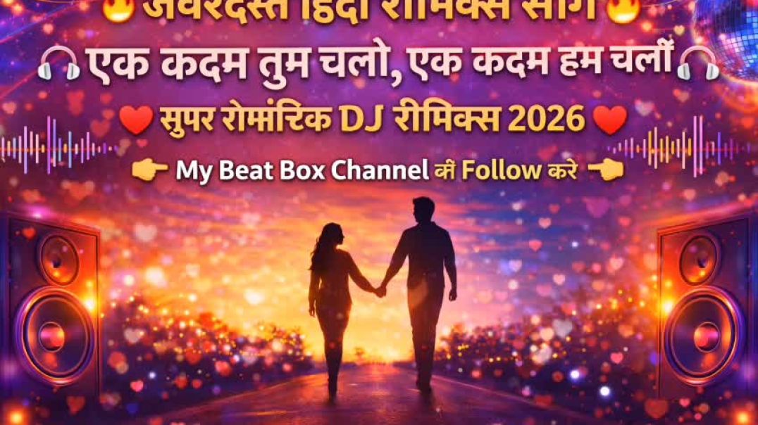 ⁣Ek kadam tum chalo ek kadam hum chale hindi remax song