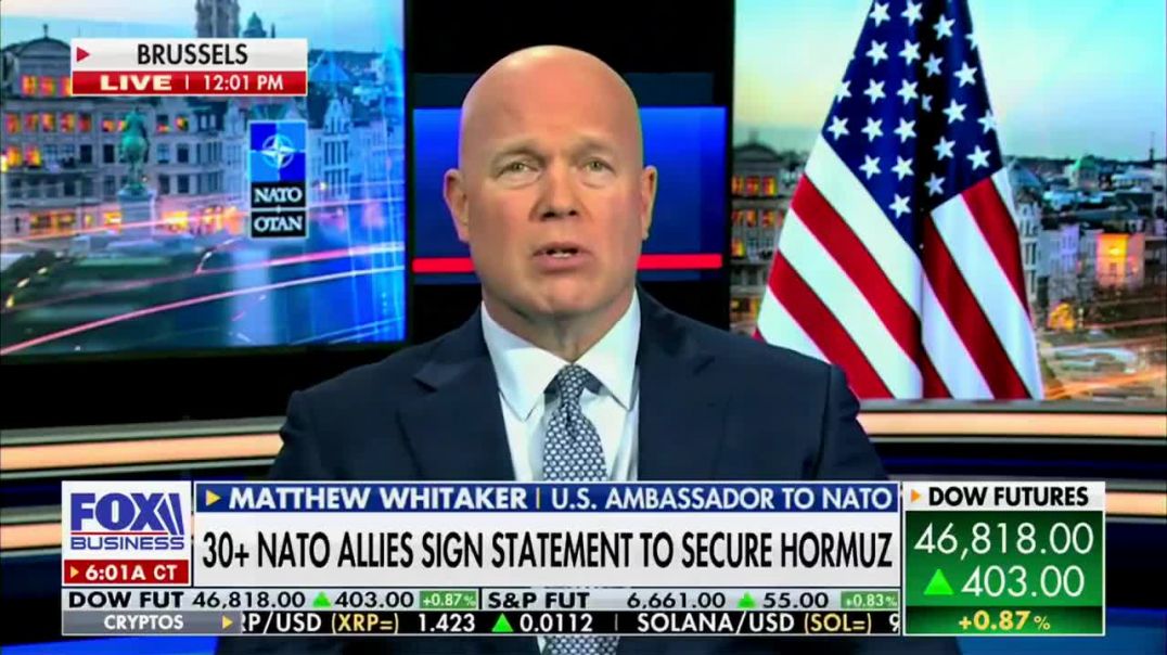 ⁣West Asia - US finding ways to stop this war diplomatically US Amb to NATO