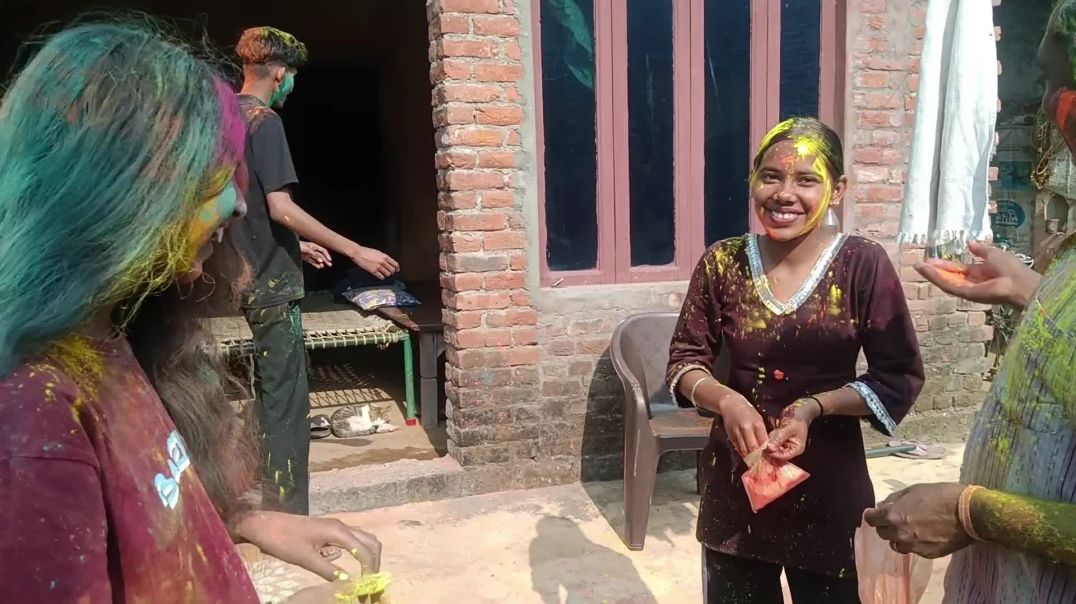 ⁣Full family holi vlog