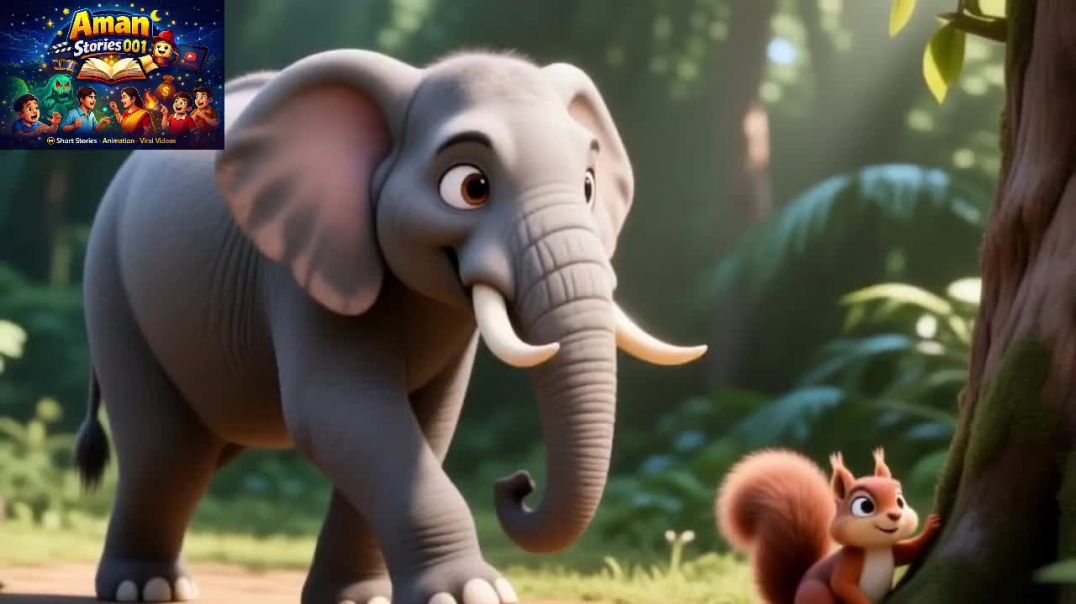 ⁣"कार्टर हाथी की सीख | Unity is Strength Story | Best Moral Story for Kids"