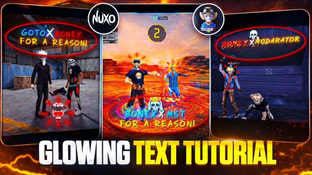 ⁣Pro Glowing Text Effect Tutorial 🔥 | Tech Edit