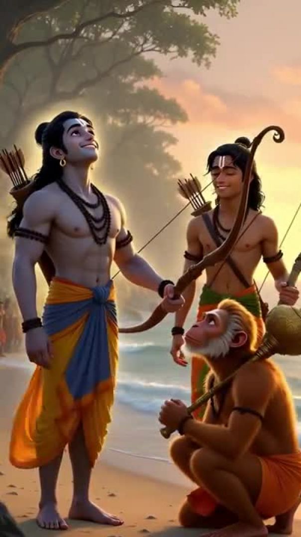 ✨हनुमान जी की अद्भुत वीरता 😱🔥 _ लंका दहन की सच्ची कहानी __ Hanuman’s Legendary Leap to Lanka 🔥