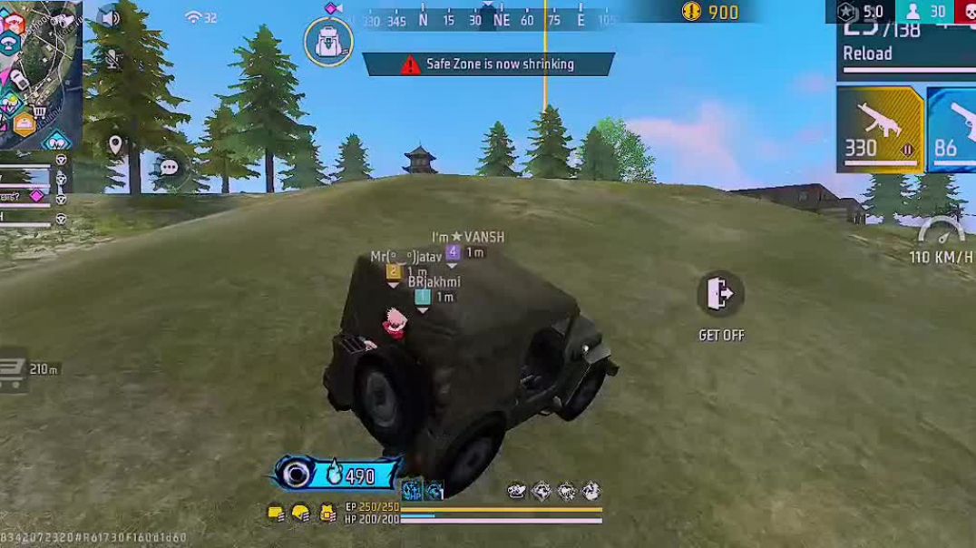 ⁣Only Dome Kill Challenge 😈 | Free Fire BR Ranked Match