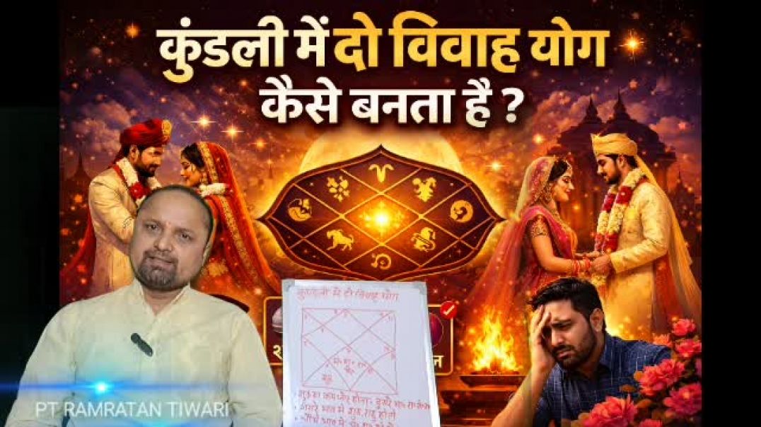 ⁣कुंडली में दो विवाह योग