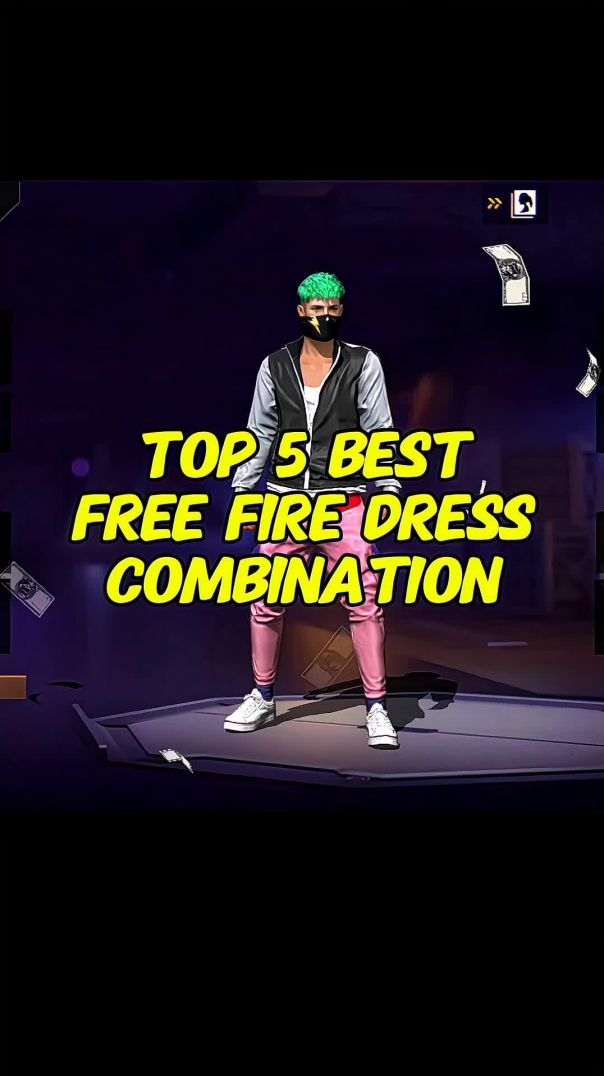 TOP 5 BEST FREE FIRE DRESS COMBINATION#shorts