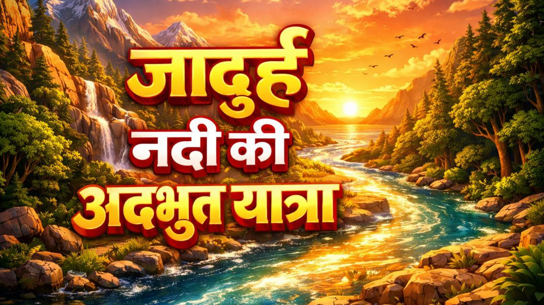 ⁣जादुई नदी की अद्भुत यात्रा | पहाड़ों और जंगलों के बीच बहती प्रेरणादायक कहानी 🌊🌳