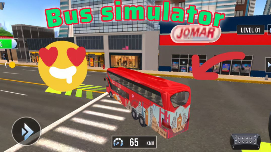⁣Indian bus simulator level 2 Gameplay || Nikhil gaming life