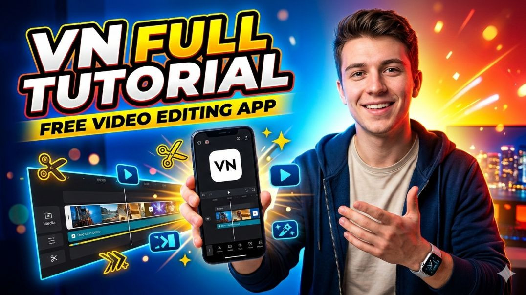 ⁣VN App Full Tutorial in Hindi | VN Video Editor Complete Guide for Beginners (2026)
