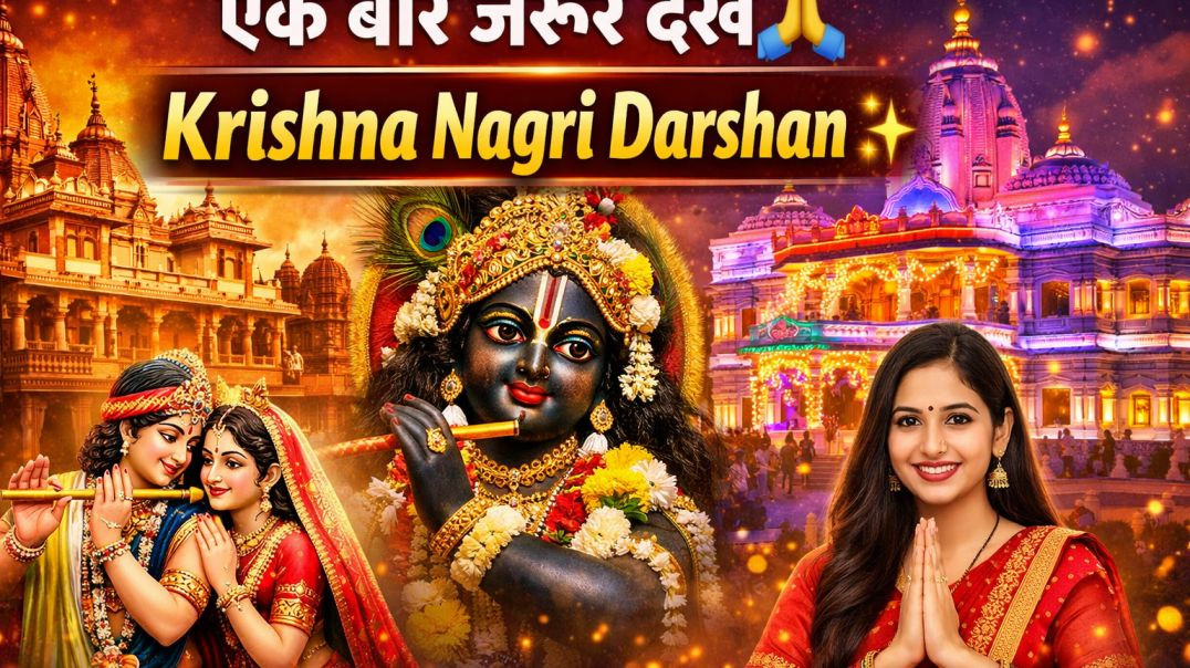 ⁣⁣एक बार जरूर देखें! Mathura Vrindavan Dham Darshan | श्रीकृष्ण की पावन नगरी का अद्भुत सफर | Nikki 90