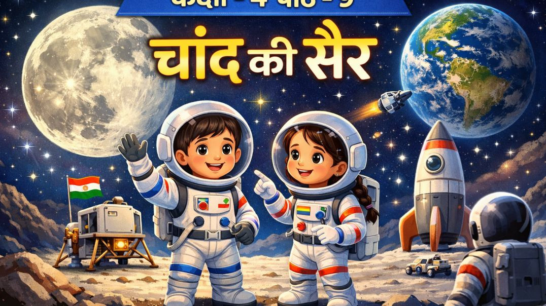 कक्षा 4 पाठ 9 चांद की सैर