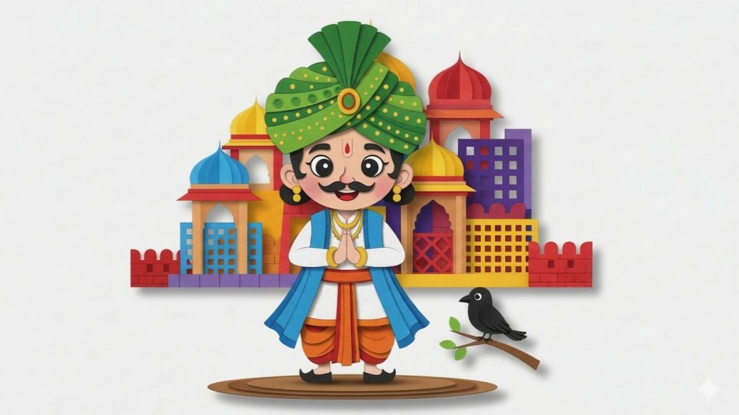 ⁣తెనాలి రామకృష్ణ తెలివి | రాజు అడిగిన కాకుల లెక్క | Tenali Rama Moral Story in Telugu