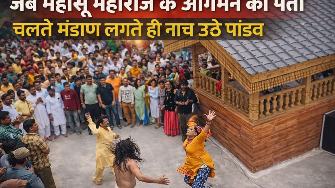 ⁣जब महासू महाराज के आगमन का पता चला तो मंडाण लगते ही नाच उठे पांडव (ग्राम घणता)