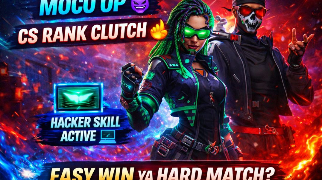 ⁣Free Fire CS Rank Gameplay with Moco 😈 Full Pro Match