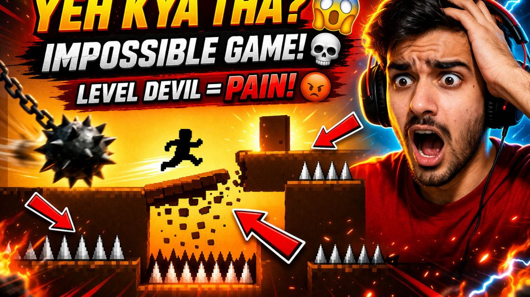 ⁣Level devil game yah kya tha 😱😱😡