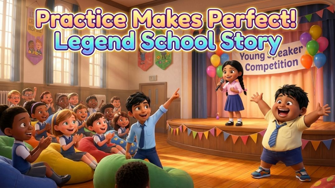 ⁣Riya’s Courage – From Stage Fear to Confidence | Kids Motivational Story