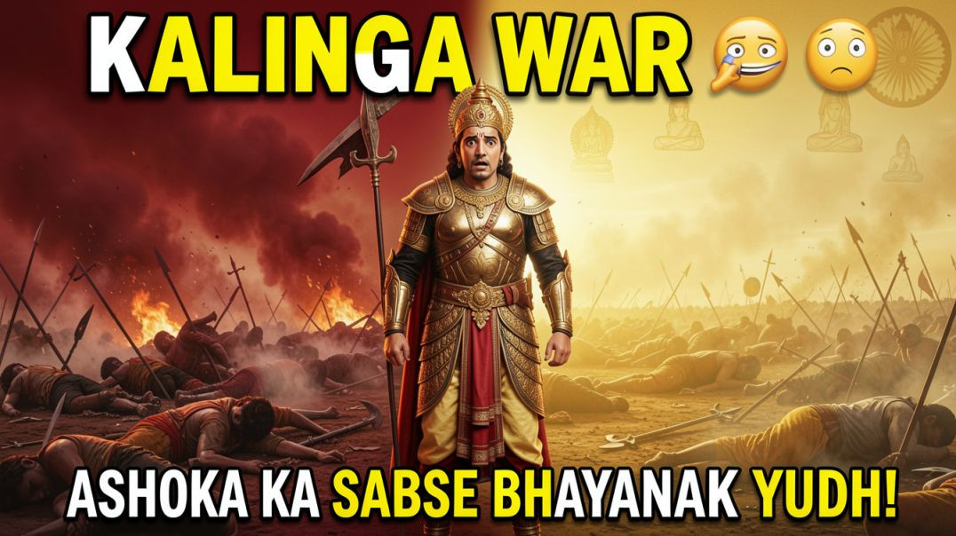 ⁣⁣Kalinga War ⚔ | Ashoka Ka Sabse Bhayanak Yudh | Life Changing Battle #shorts
