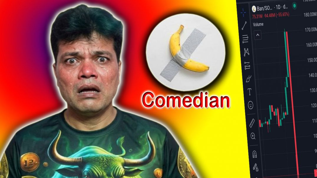 Comedian-$Ban $150M market cap less | Dump-70% #ban #coinkhazana