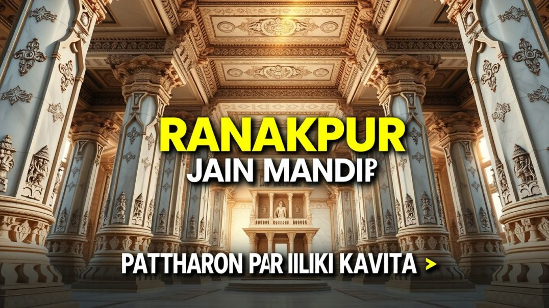 ⁣Ranakpur Jain Mandir 🛕 | Pattharon Par Likhi Kavita ✨ | 1444 Pillars Ka Rahasya | Rajasthan Heritage