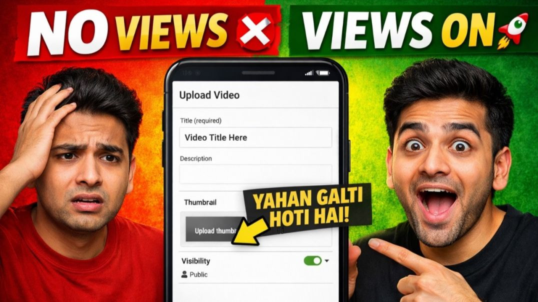 ⁣Video Upload Karne Ka Sahi Tarika 🔥 (YouTube Studio Secret Settings 2026)