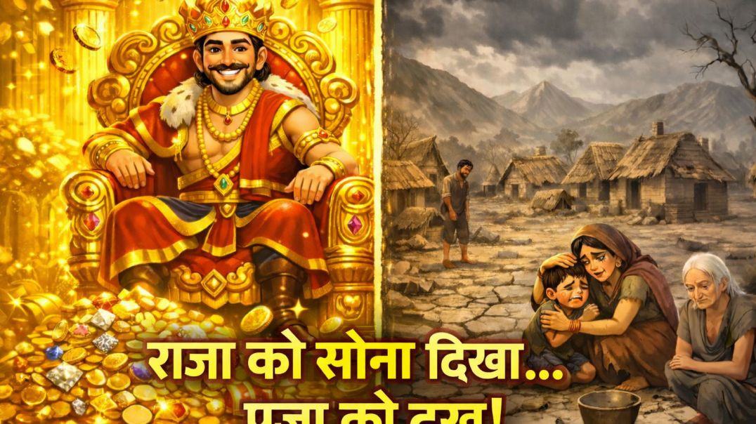 ⁣लालची राजा की कहानी