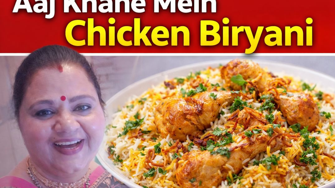 ⁣Bacho ki farmaish par aaj banaee chicken biryani