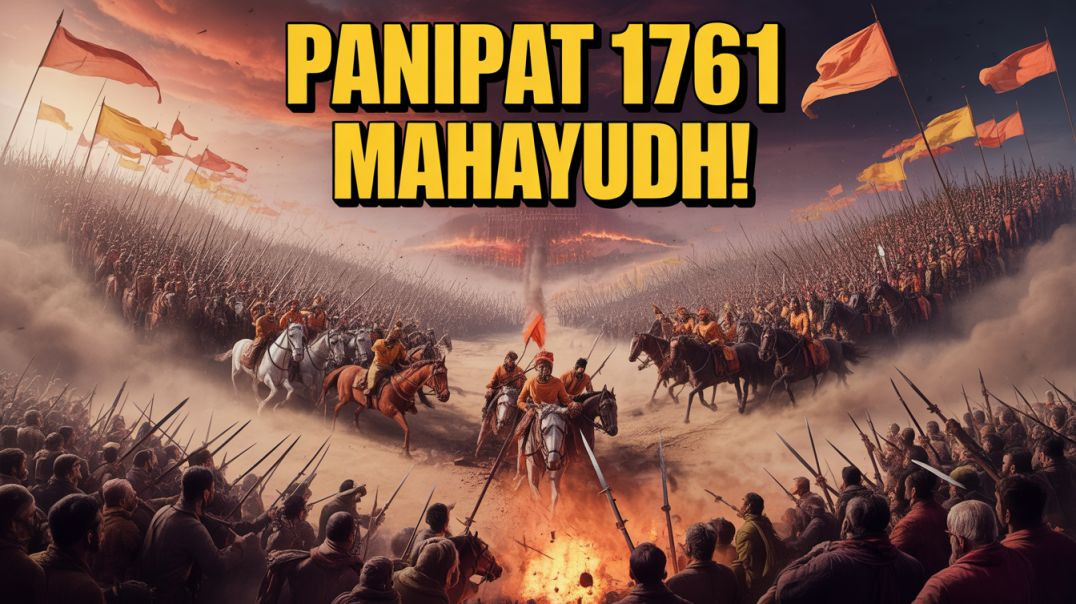 ⁣⁣Third Battle of Panipat 1761 ⚔ | Maratha vs Abdali | Sabse Bhayanak Yudh #shorts