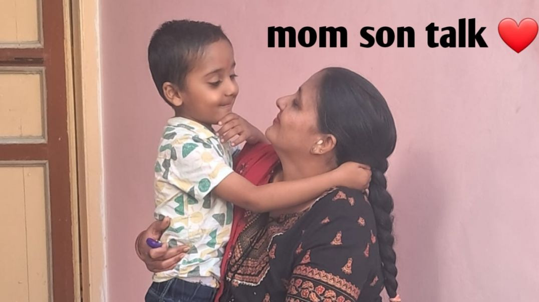 Mom son talk