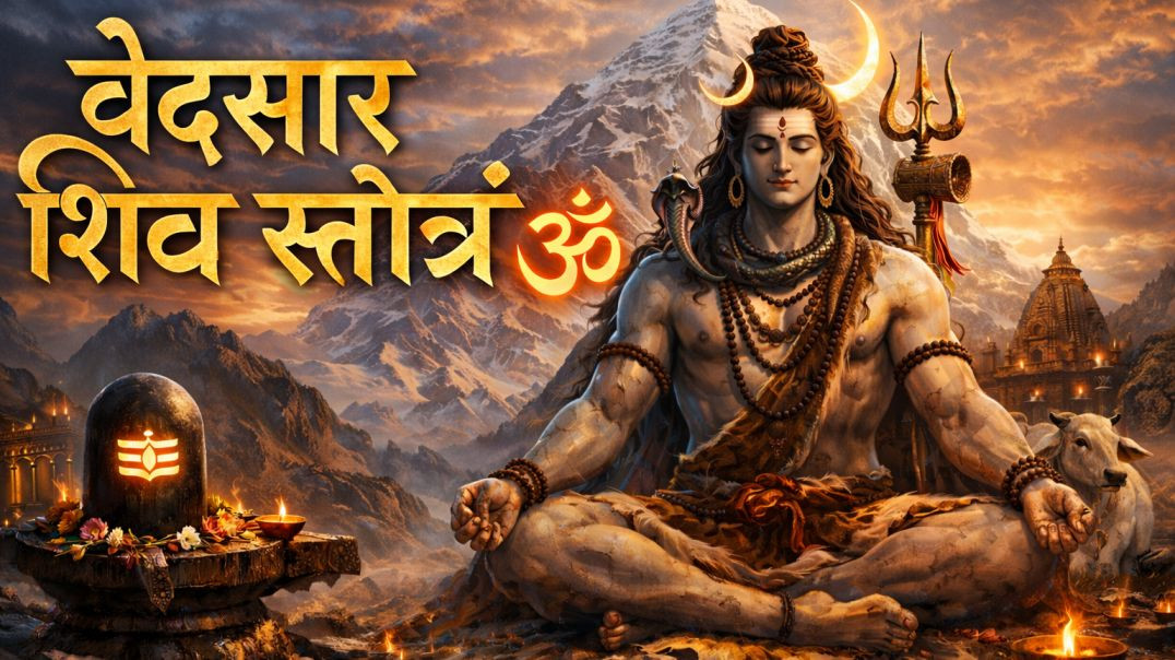 ⁣Vedasar Shiv Stotram | Lord Shiva Devotional Song | Har Har Mahadev