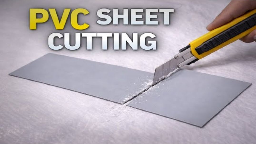 ⁣पीवीसी पाइप सीट कैसे काटे _pvc sheets ko kasa kaate _plastic sheets cut_pvc sheet cutting