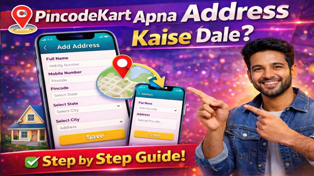 ⁣Pincodekaert Me Apna Address Kaise Add Kare Step By Step Full Process (2026)