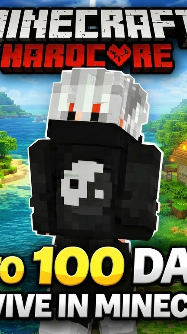 ​🔥 I Survived 100 Days in Hardcore Minecraft (Part 1)