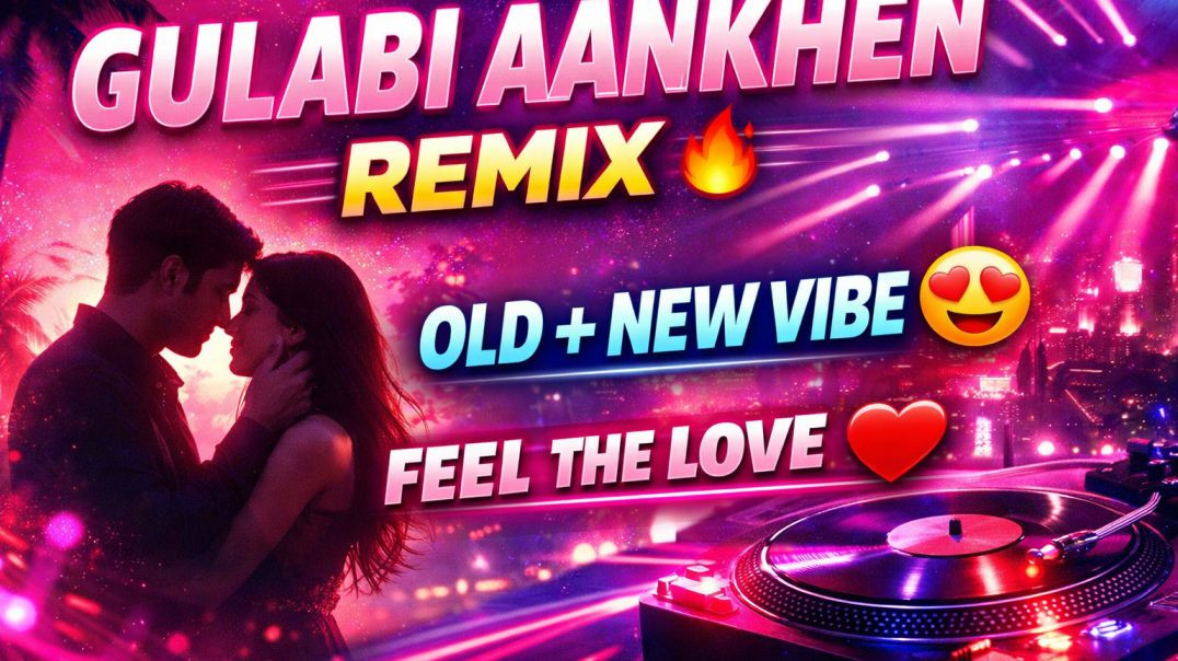 ⁣Gulabi akhe songs remix