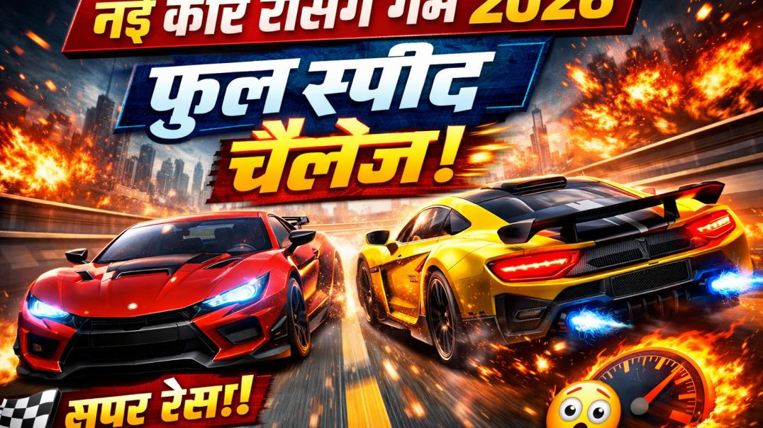 ⁣नई कार रेसिंग गेम 2026 | फुल स्पीड चैलेंज! 🚗🔥सबसे खतरनाक कार रेस – नई रेसिंग गेम 2026 😲