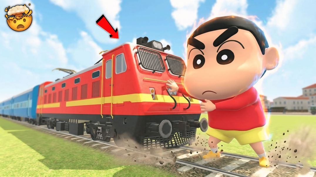 ⁣Shinchan Train Rok Payega 🤯 Indian Theft Auto Simulator