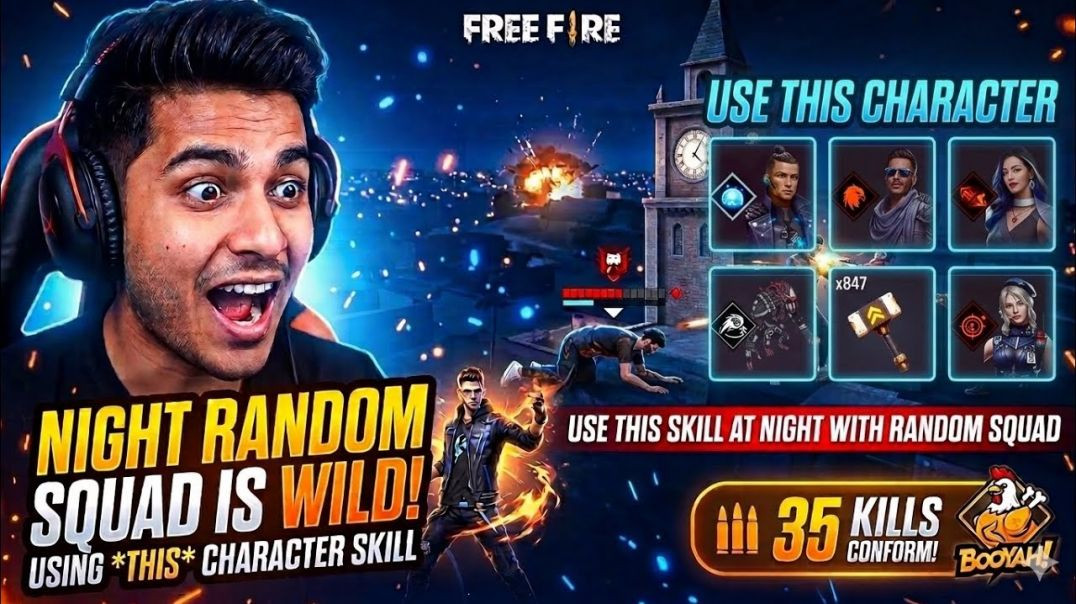 ⁣Rare Character Skill Combination 😱 30 Kill Confirm Gameplay _ Pro Level _