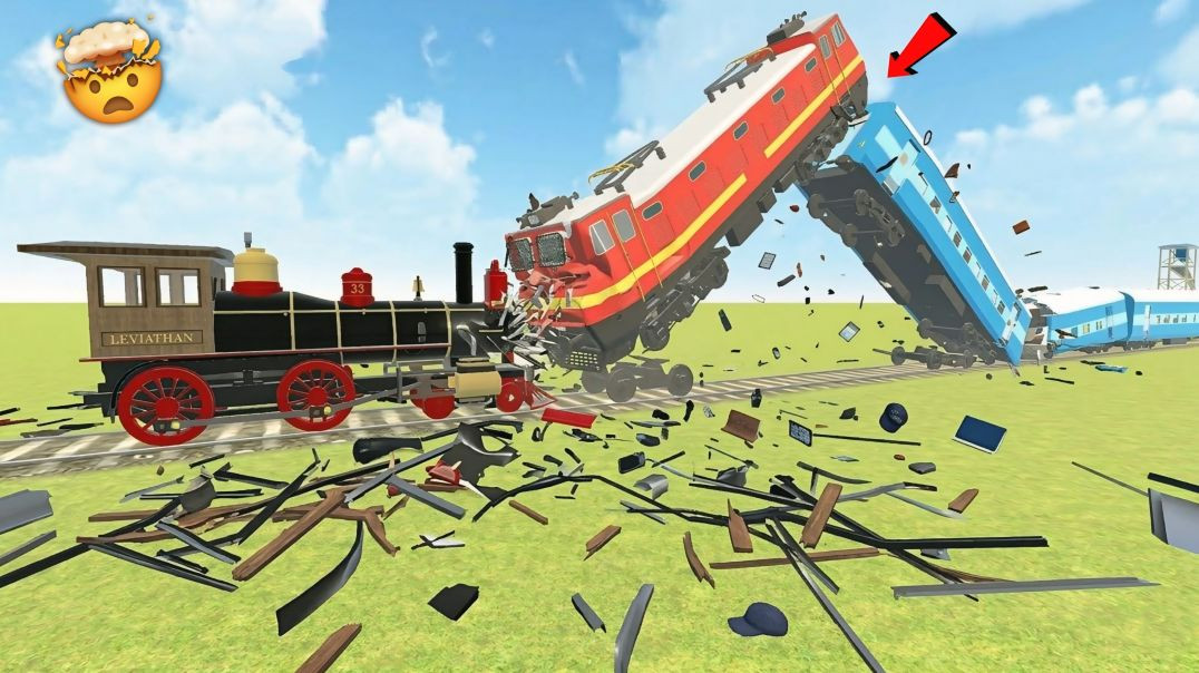 Franklin Ne Train Ko 🤯 Indian Theft Auto Simulator