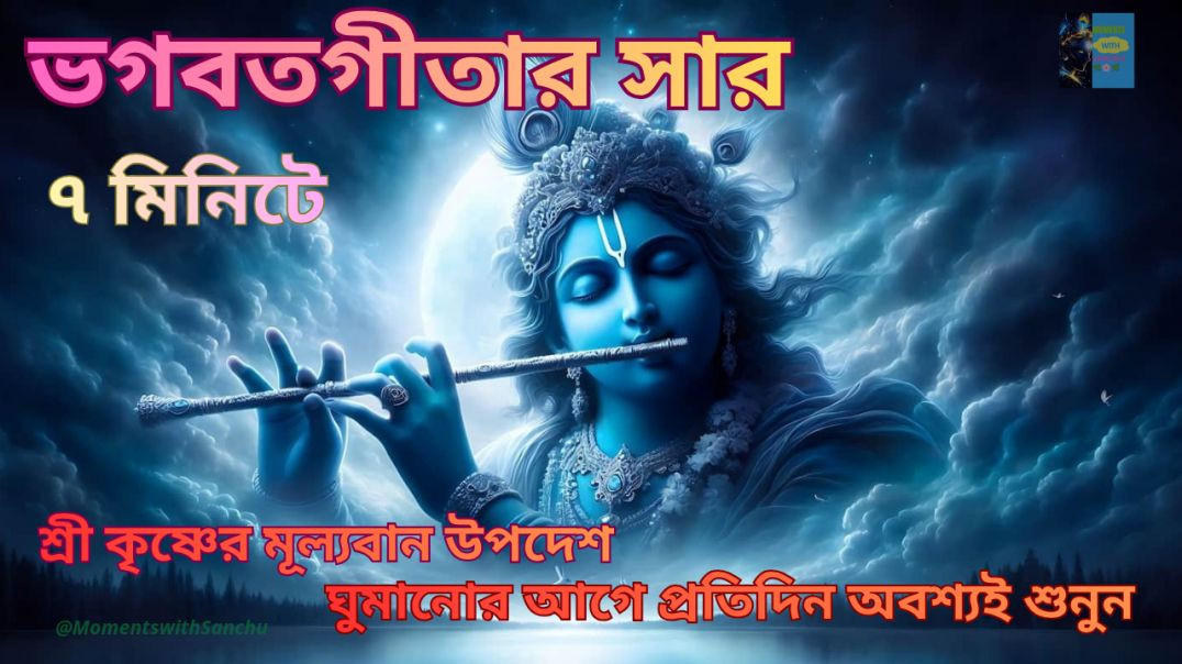 💫✨ভগবত গীতা সার ৭ মিনিটে 🙏