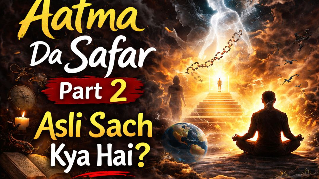 ⁣Asli Sach Ki Hai? | Aatma Da Safar – Part 2 | Waheguru Simran | Gurbani Thoughts | ruhani vichar