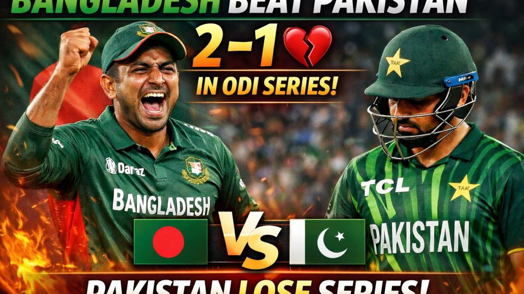 ⁣PAK vs BAN: Pakistan 2-1 Se Series Haara, Salman Ali Agha Ne Akela Ladayi Ladi! 🇵🇰💔