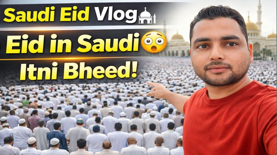 ⁣Eid in Saudi Arabia 🇸🇦 | Itni Bheed Aapne Kabhi Nahi Dekhi 😲 #aamirkhanofficial