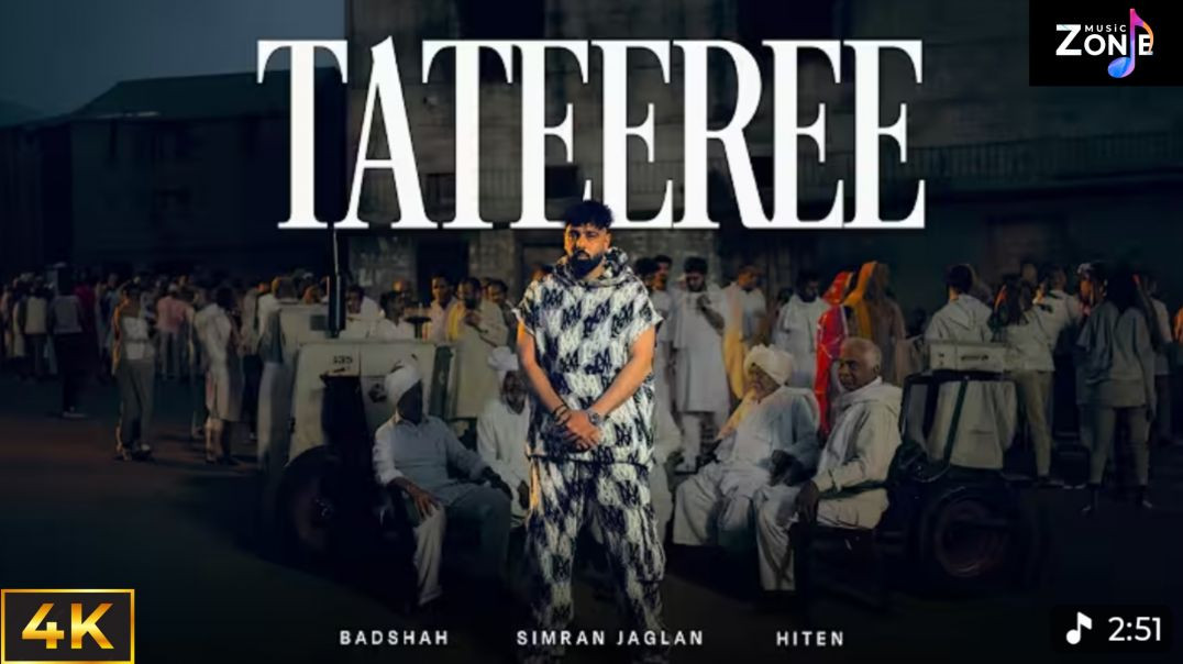 ⁣Tateeree | Badshah X Simran Jaglan X Hiten |  Track Of The Year | Official Music Video
