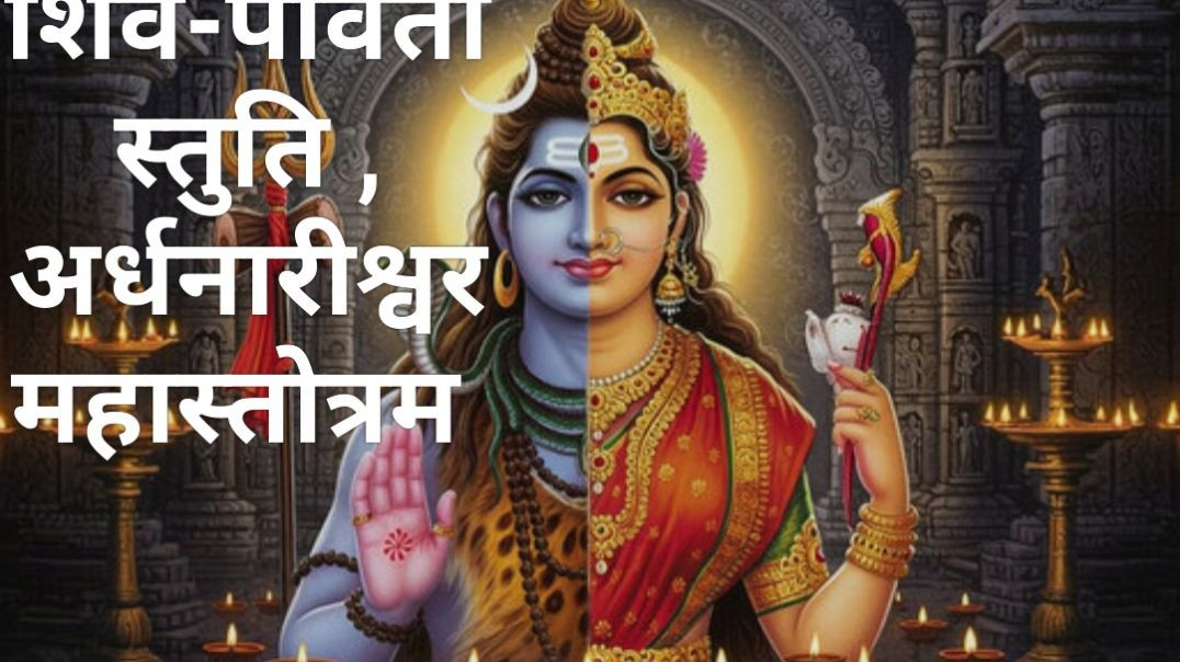 शिव-पार्वती स्तुति; अर्धनारीश्वर महास्तोत्रम