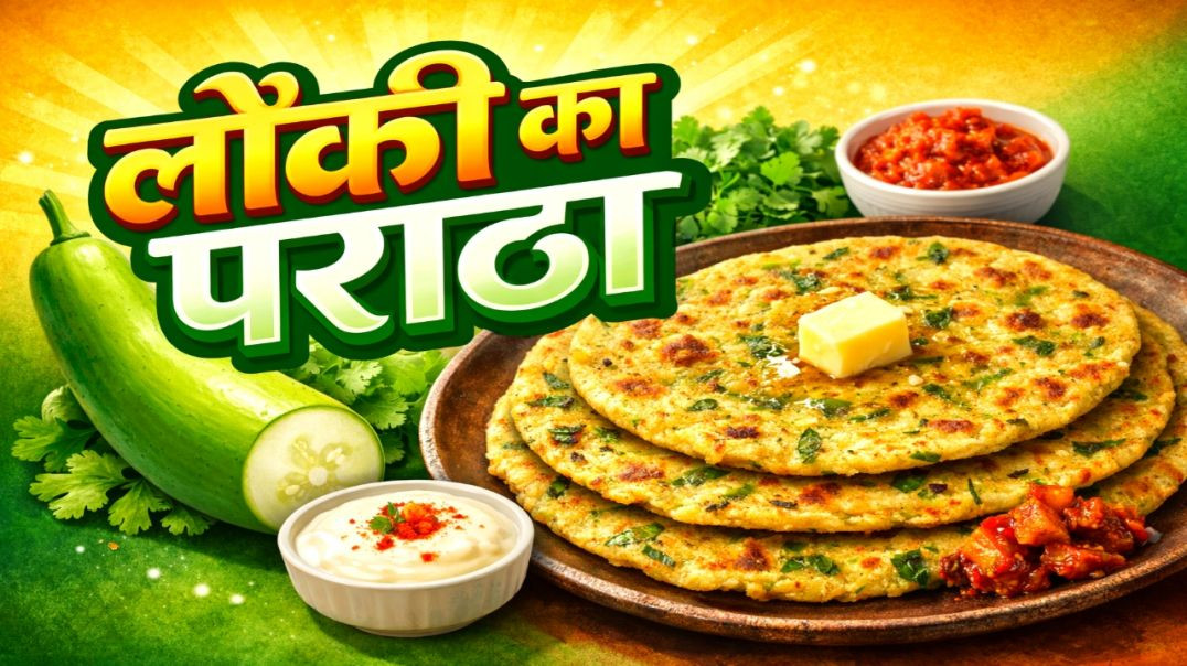 ⁣लौकी का पराठा 😍 इतना स्वादिष्ट!1बार खाओगे तो रोज़ बनाओगे!बच्चे भी मांगेंगे दोबारा! 😱 cooking video