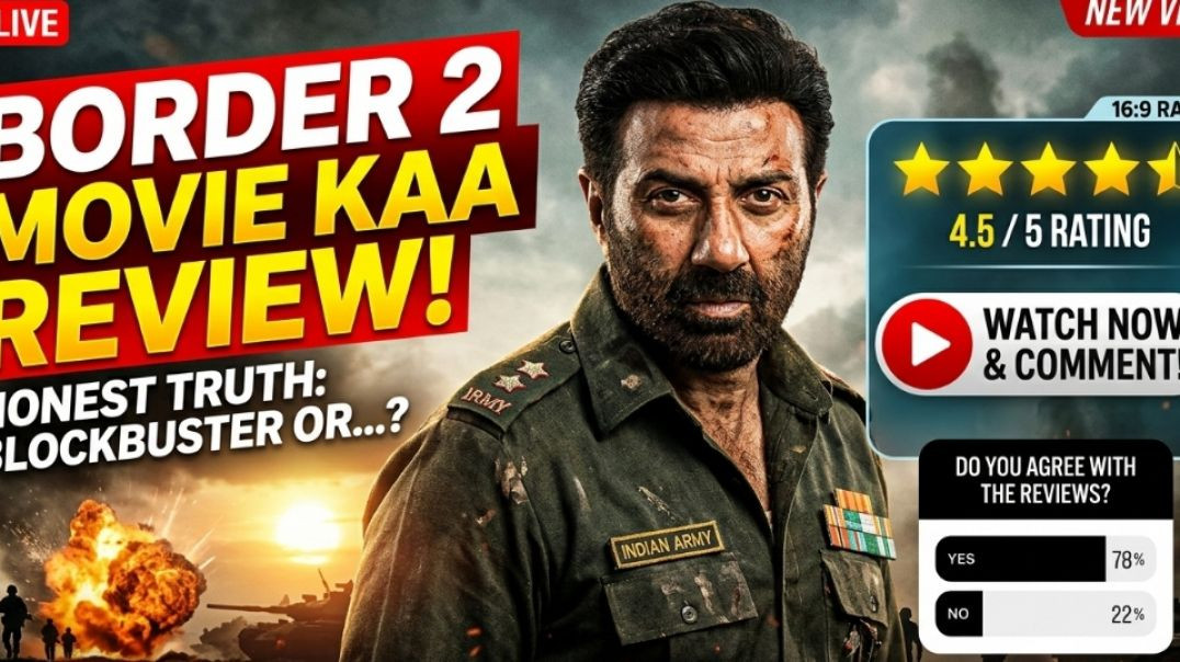 ⁣Border 2 Movie Review: Sunny Deol Roars as Diljit Dosanjh Steals the Show by vedatma Study