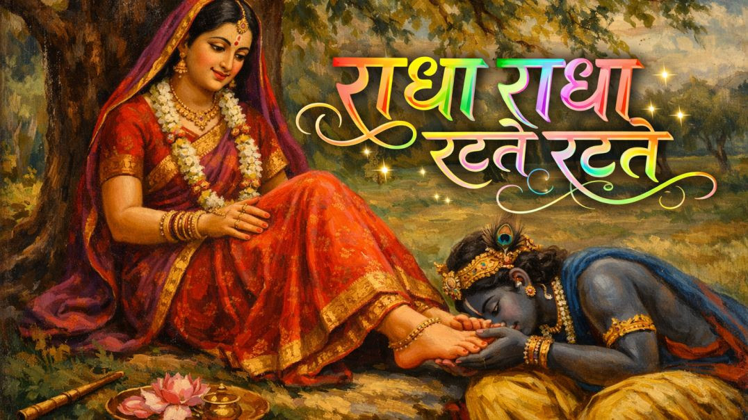 ⁣राधा राधा रटते-रटते बीते रे उमरिया 🙏 /Heart Touching Radha Bhajan /Bhakti Song /Latest Bhajan
