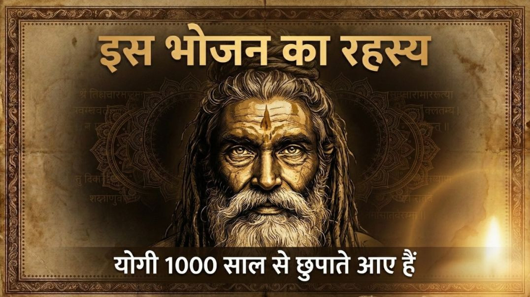 ⁣योगियों के पास भोजन का ऐसा रहस्य है, जो जीवन बदल देता है।