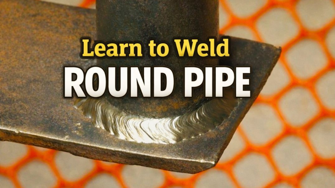 ⁣👉 Learn Round Pipe Welding 🔥 | Round Pipe Welding Kaise Kare Easy Trick (Beginner to Pro)