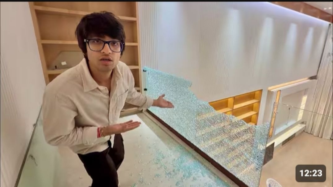 ⁣Glass Tut Gaya New Ghar Ka